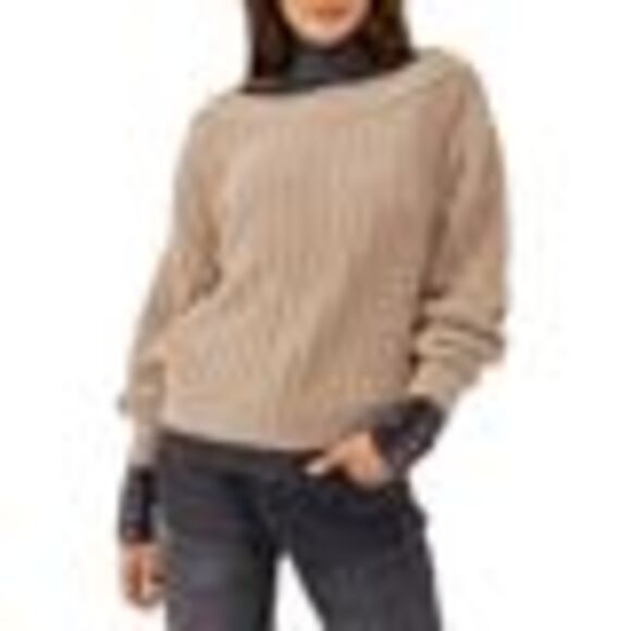 Free People Cabin Fever Pullover In Atmosphere - M (New no Tag) - Picture 3 of 3